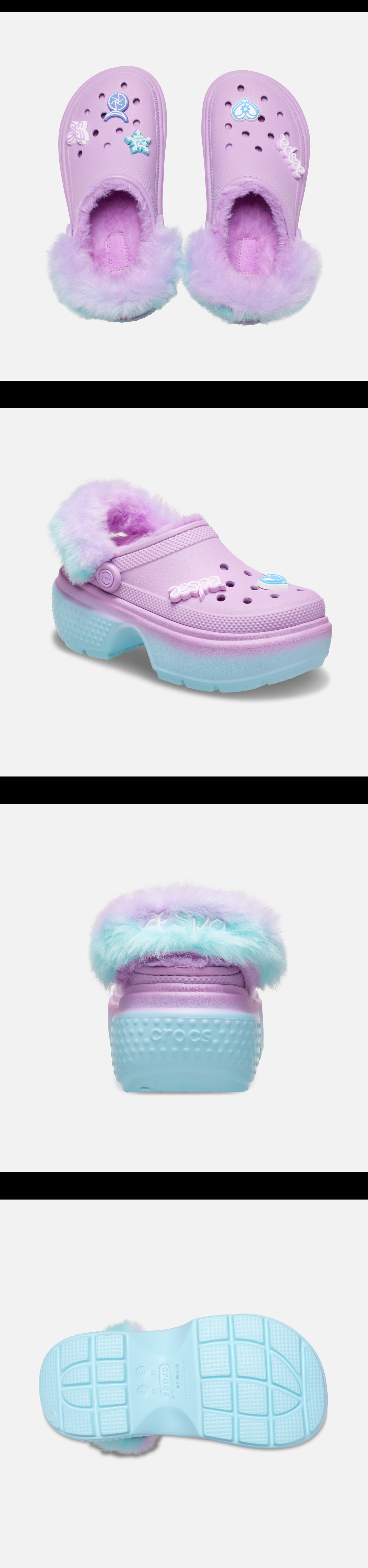 [Pre Order] aespa X crocs Goods - STOMP LINED CLOG